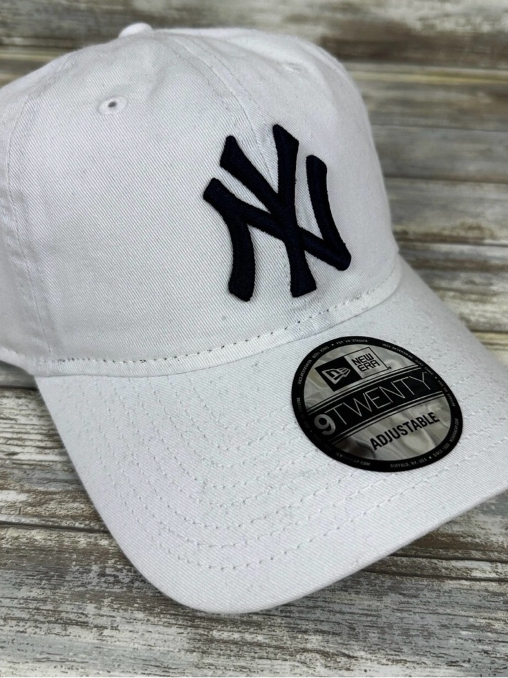 White NY Yankees New Era 9Twenty Replica Core Classic Dad Hat Cap Strapback MLB